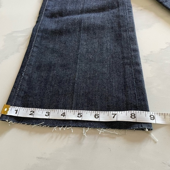 7 For All Mankind Jagger Boot Cut  Jeans size 27 dark blue wash - Picture 16 of 16